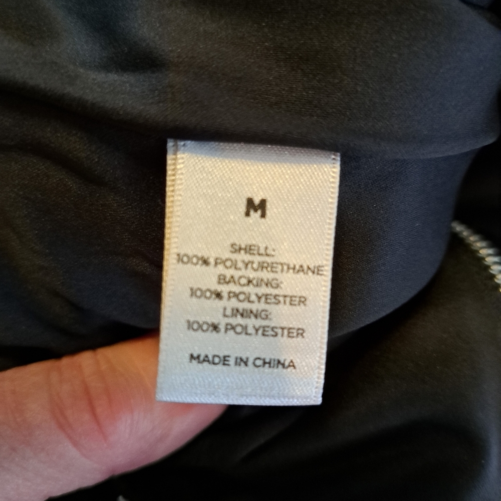 SUNSET & SPRING PATENT MINI SKIRT WITH DRAMATIC BOW, BLACK M - Picture 11 of 13